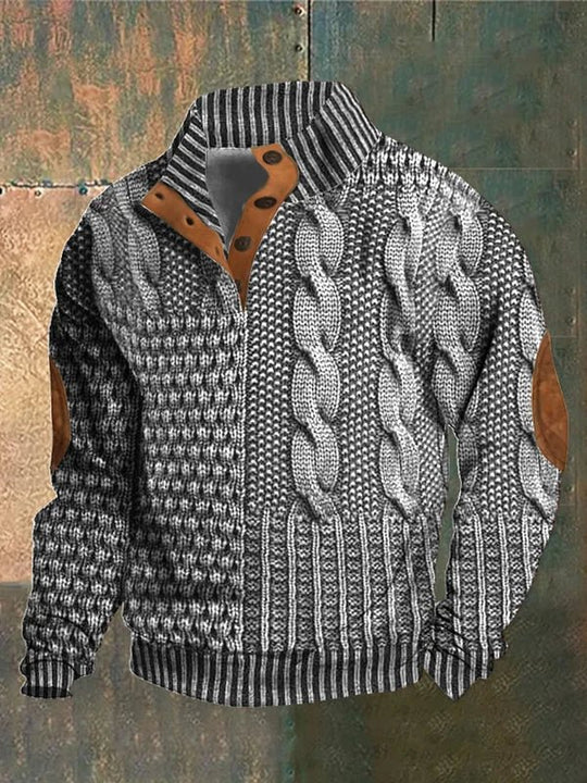 Georges™ – Suéter estampado vintage